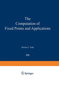 portada the computation of fixed points and applications (en Inglés)