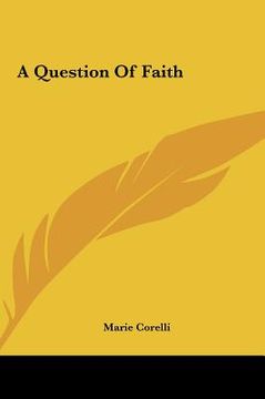 portada a question of faith a question of faith (en Inglés)