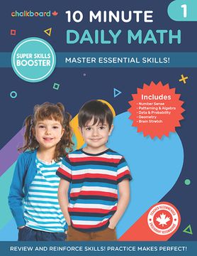 portada Canadian 10 Minute Daily Math Grade 1 (en Inglés)