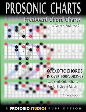 portada Fretboard Chord Charts for Guitar - Volume 2 (en Inglés)