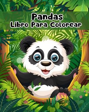 portada Libro Para Colorear de Pandas: Páginas Simples Para Colorear de Pandas Para Niños de 1 a 3 Años