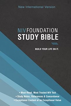 portada Niv, Foundation Study Bible, Hardcover, red Letter Edition (en Inglés)