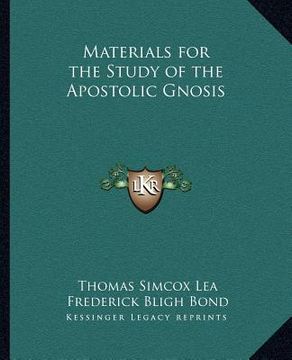 portada materials for the study of the apostolic gnosis (en Inglés)