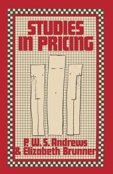portada Studies in Pricing (en Inglés)