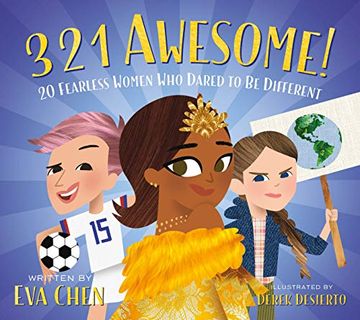 portada 3 2 1 Awesome! 20 Fearless Women who Dared to be Different (en Inglés)