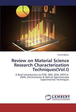 portada Review on Material Science Research Characterization Techniques(vol.I)