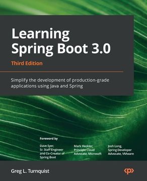 portada Learning Spring Boot 3.0 - Third Edition: Simplify the development of production-grade applications using Java and Spring (in English)