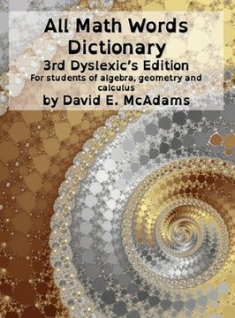 portada All Math Words Dictionary: For students of algebra, geometry and calculus (in English)