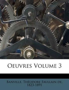 portada Oeuvres Volume 3 (en Francés)