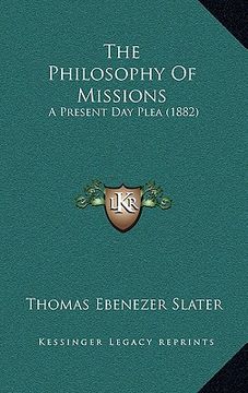 portada the philosophy of missions: a present day plea (1882) (in English)