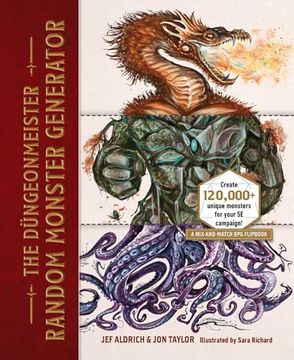 portada The Düngeonmeister Random Monster Generator: A Mix-And-Match RPG Flipbook (en Inglés)