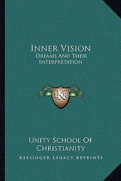 portada inner vision: dreams and their interpretation (en Inglés)