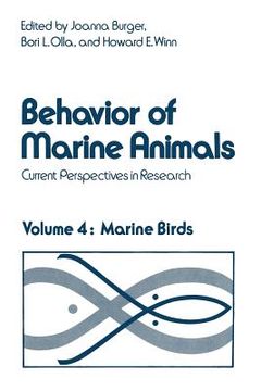 portada Behavior of Marine Animals: Current Perspectives in Research. Marine Birds (en Inglés)