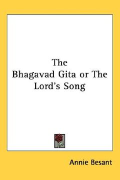 portada the bhagavad gita or the lord's song