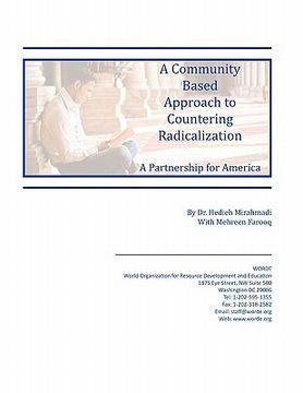 portada a community based approach to countering radicalization: a partnership for america (in English)