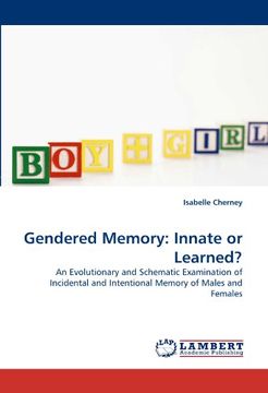 portada gendered memory: innate or learned? (in English)