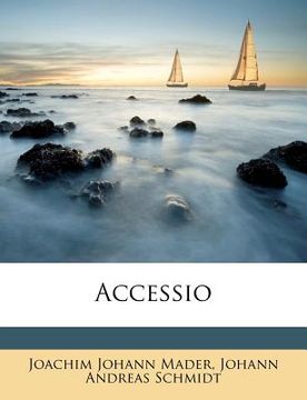 portada Accessio (en Italiano)