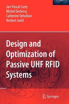 portada design and optimization of passive uhf rfid systems (en Inglés)
