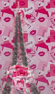 portada Paris Love Lips Eiffel Tower Creative Blank Journal (in English)