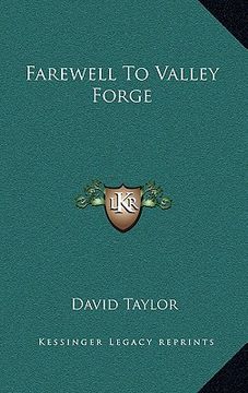 portada farewell to valley forge (en Inglés)