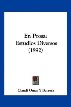 portada En Prosa: Estudios Diversos (1892) (in Spanish)