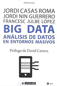 portada Big Data Analisis de Datos en Entornos Masivos (in Spanish)