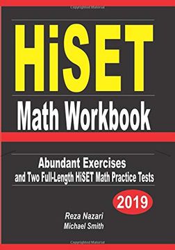 portada Hiset Math Workbook: Abundant Exercises and two Full-Length Hiset Math Practice Tests (en Inglés)