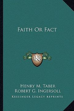 portada faith or fact (en Inglés)