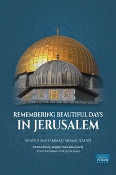 portada Remembering Beautiful Days in Jerusalem (en Inglés)