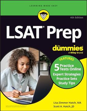 portada LSAT Prep for Dummies: Book + 5 Practice Tests Online (en Inglés)