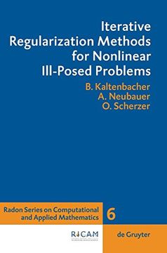 portada Iterative Regularization Methods for Nonlinear Ill-Posed Problems 