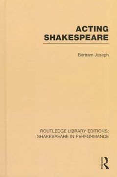 portada Acting Shakespeare (in English)