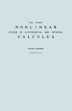 portada the first nonlinear system of differential and integral calculus (en Inglés)