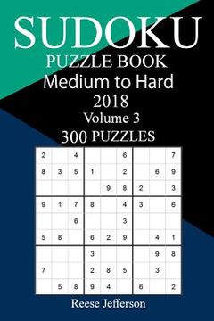portada 300 Medium to Hard Sudoku Puzzle Book 2018