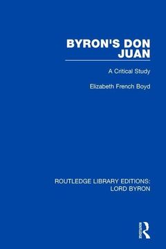 portada Byron's Don Juan: A Critical Study (in English)