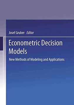 portada econometric decision models: new methods of modeling and applications (en Inglés)