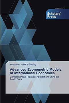portada Advanced Econometric Models of International Economics: Comprehensive Practical Applications Using big Trade Data (en Inglés)