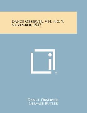 portada Dance Observer, V14, No. 9, November, 1947