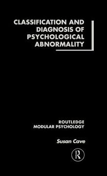 portada classification and diagnosis of psychological abnormality