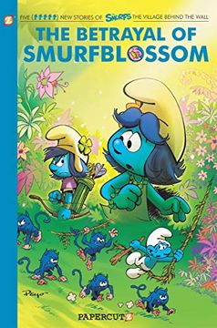 portada Smurfs Village Behind the Wall #2: The Betrayal of Smurfblossom (The Smurfs Graphic Novels) (en Inglés)