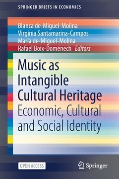 portada Music as Intangible Cultural Heritage: Economic, Cultural and Social Identity (en Inglés)
