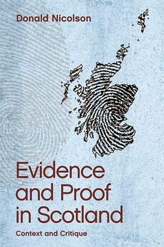 portada Evidence and Proof in Scotland: Context and Critique (en Inglés)