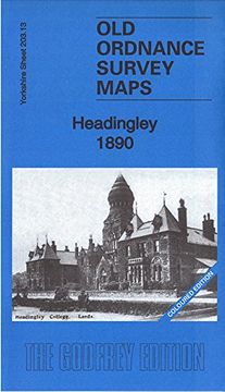 portada Headingley 1890: Yorkshire Sheet 203. 13A: Coloured Edition (Old Ordnance Survey Maps of Yorkshire) 