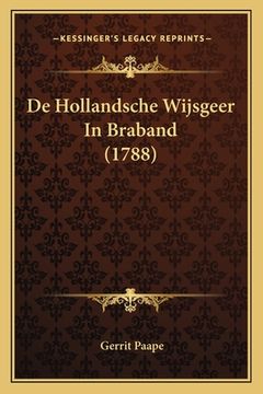portada De Hollandsche Wijsgeer In Braband (1788)