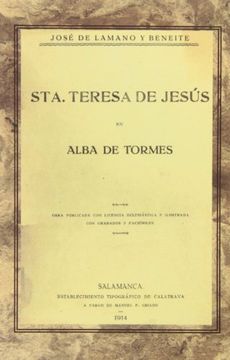 portada SANTA TERESA EN ALBA DE TORMES