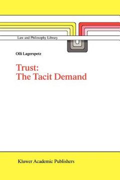 portada trust: the tacit demand (en Inglés)