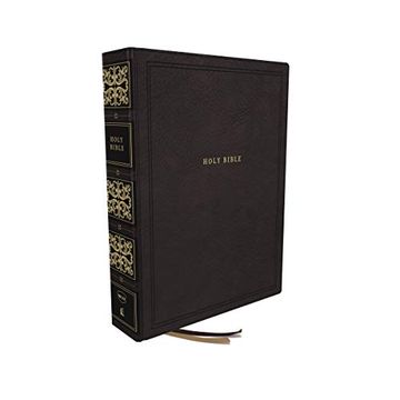 portada Nkjv, Reference Bible, Wide Margin Large Print, Leathersoft, Black, red Letter, Comfort Print: Holy Bible, new King James Version (en Inglés)