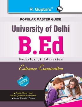 portada Delhi University B.Ed. Entrance Exam Guide
