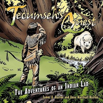 portada tecumseh's quest: the adventures of an indian lad (en Inglés)