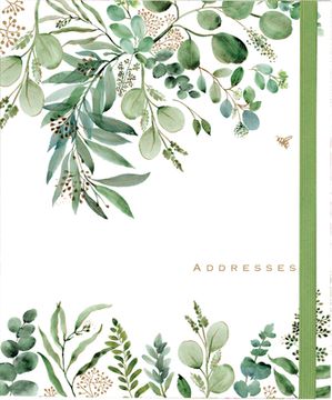 portada Eucalyptus Large Address Book (en Inglés)